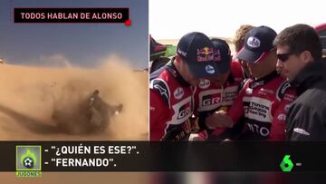 La reacción de los pilotos del Dakar tras el accidente de Alonso