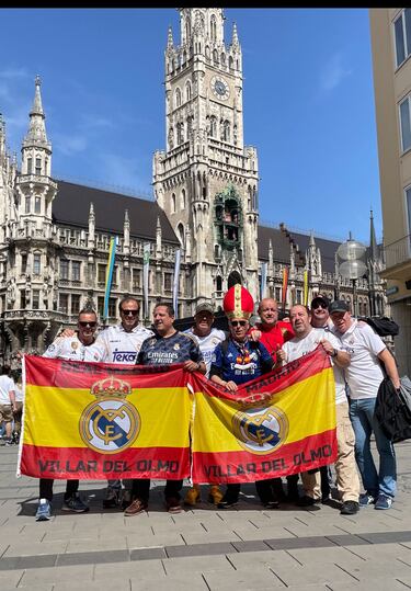 Las peñas madridistas invadieron Múnich