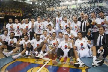 El 24 de junio de 2015 el Real Madrid se proclaman campeones de la Liga ACB