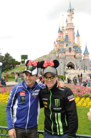 Jorge Lorenzo y Cal Crutchlow.