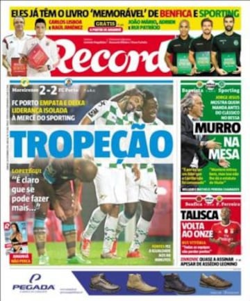 Portadas de la prensa deportiva