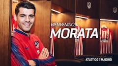 Morata, nuevo futbolista del Atl&eacute;tico de Madrid, cedido por el Chelsea