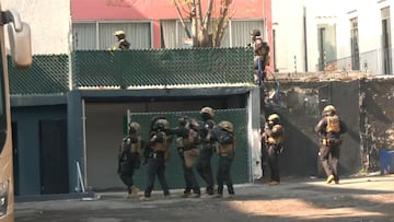 Operativo de seguridad en la colonia Cuauhtémoc desató una balacera entre policías y extorsionadores.
