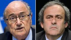 Platini y Blatter.
