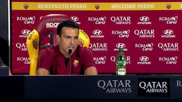 Pedro, en su presentación con la Roma: "Espero ayudar a conseguir los objetivos"