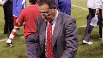 <b>PRIMER EN CAER.</B> Martín Delgado ha sido el primer entrenador destituido esta temporada en Primera y Segunda División.