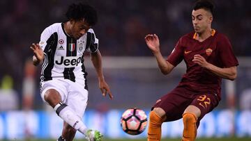 La Juve, con Cuadrado 77', pierde ante Roma y aplaza el título