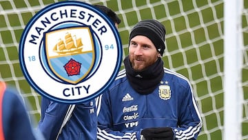 El City le tira la ca?a a Messi por Twitter: "?Te gusta Manchester?"