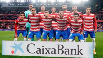 Once del Granada contra el Sevilla.