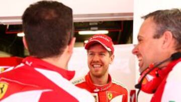 Vettel está animado.