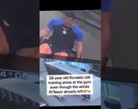 Cristiano Ronaldo es captado entrenando en el gimnasio cuando todo su equipo ya se había ido