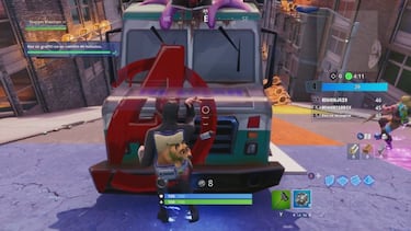 Desafío de Fortnite: haz un grafiti en un camión de helados