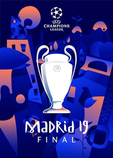 Poster de la final de la Champions 2019 de Madrid.