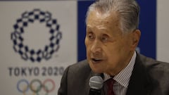 Tokyo (Japan), 30/03/2020.- Yoshiro Mori, the president of the Tokyo 2020 Olympic Games Organizing Committee, delivers a speech during a meeting of theTokyo 2020 Executive Board in Tokyo, Japan, 30 March 2020. The Board confirmed the previously-announced 
