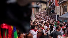 Video: Running of the bulls day four | 10 new injuries as bulls plow through Pamplona