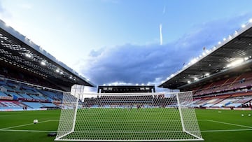 (FILES) In this file photo taken on October 01, 2020 Villa Park stadium is pictured in Birmingham, central England ahead of the English League Cup fourth round football match. - Aston Villa were forced to close their training ground on January 7, 2021 a