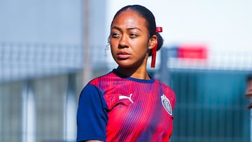 La seleccionada nacional por Guatemala, nacida en Estados Unidos y de ascendencia mexicana hizo su presentación oficial en la Liga MX Femenil.