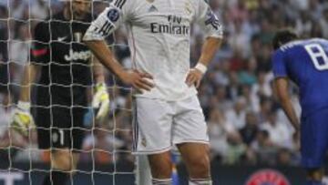 Cristiano, llora en el palo.