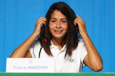 Yusra, de nadar por su vida a nadar en los Juegos Olímpicos