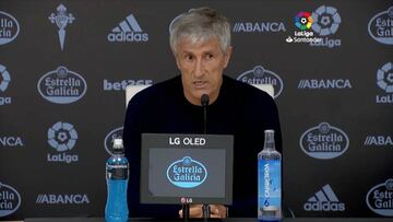 Setién: "Tendremos que ganarlo todo de aquí al final"