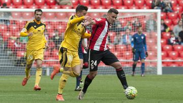 Aketxe, durante el partido.