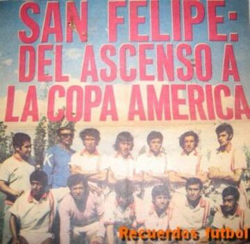 San Felipe registra dos participaciones en torneos internacionales: Copa Libertadores de 1972 y Copa Sudamericana 2010. 