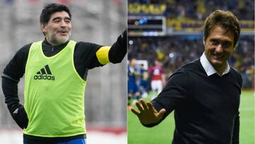 El t&eacute;cnico de LA Galaxy, Guillermo Barros Schelotto, habl&oacute; de la llegada del &#039;Pelusa&#039; a Gimnasia y sobre la relaci&oacute;n tan estrecha que siempre han mantenido.