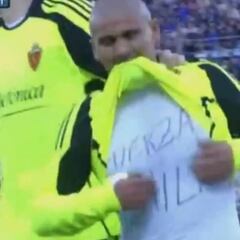 El inolvidable festejo de 'Chupete' en Zaragoza en honor a Chile