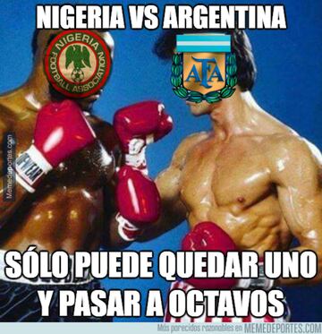 Los mejores memes del Nigeria-Argentina y el show de Maradona