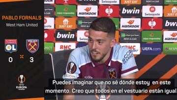La emoción de Fornals por el pase del West Ham a semis: "No sé ni dónde estoy"