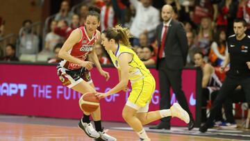 Laia Palau, durante la final de la pasada Copa de la Reina