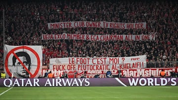 Duro mensaje de la afición del Bayern a Al Khelaifï