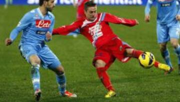 &#039;Papu&#039; G&oacute;mez durante su etapa en el Catania.