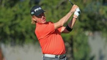 Miguel Ángel Jiménez, segundo tras la primera jornada en Suiza