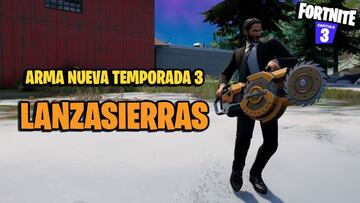 Lanzasierras en Fortnite Temporada 3: d&oacute;nde encontrarlo