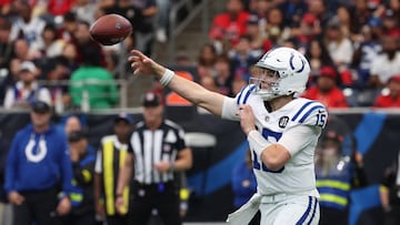 Houston fans watched on as their Texans side roared to a win over the Colts.