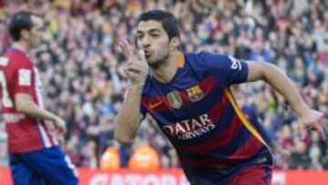 Luis Suárez marcó el segundo gol del Barcelona.