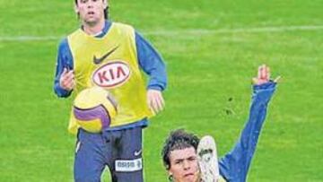 <b>FIN DEL DEBATE. </b>Agüero será titular y Maniche formará con Luccin el doble pivote. Adiós trivote.