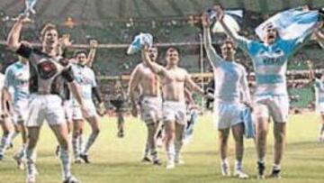 <b>SIN SEDE. </b>Los Pumas, aquí en Twickenham, buscan casa en Europa.