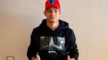 Marcos André, jugador brasileño del Real Valladolid, cedido en el Mirandés.