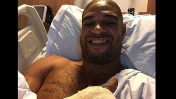 Adriano Leite, el Imperador, está ingresado tras sufrir un accidente en Rio.