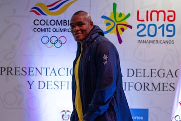 Así fue la presentación de los uniformes que vestirán los deportistas que conforman la delegación colombiana en los Panamericanos de Lima 2019. 