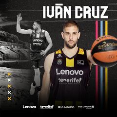 Iván Cruz refuerza el juego interior del Lenovo Tenerife