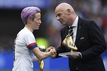 Las razones por las que Rapinoe es la futbolista del momento