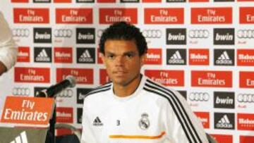 Pepe, en rueda de prensa