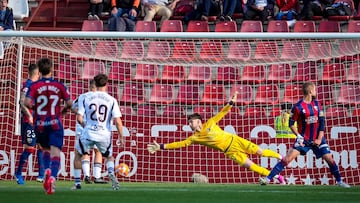 El Albacete, en su victoria ante el Huesca.