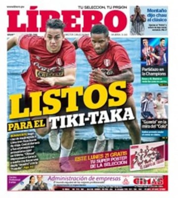 Portadas de la prensa mundial