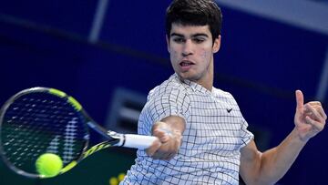 Resumen y resultado del Alcaraz - Báez: semifinal de las NextGen ATP Finals de tenis