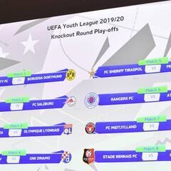 Zaragoza - Lyon y Rangers - Atlético, en dieciseisavos de la Youth League