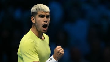 Resumen del Alcaraz - De Miñaur: ganador y resultado en la fase de grupos de las ATP Finals